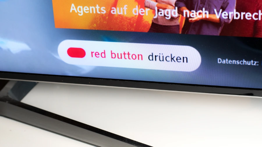 RED Button Funktion bei einem privaten Sender